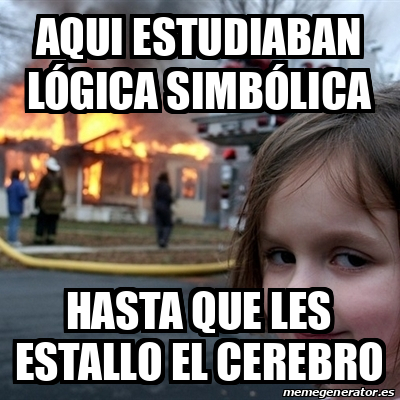 meme de lógica incendio